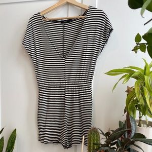Obey Striped Romper (Stretchy)